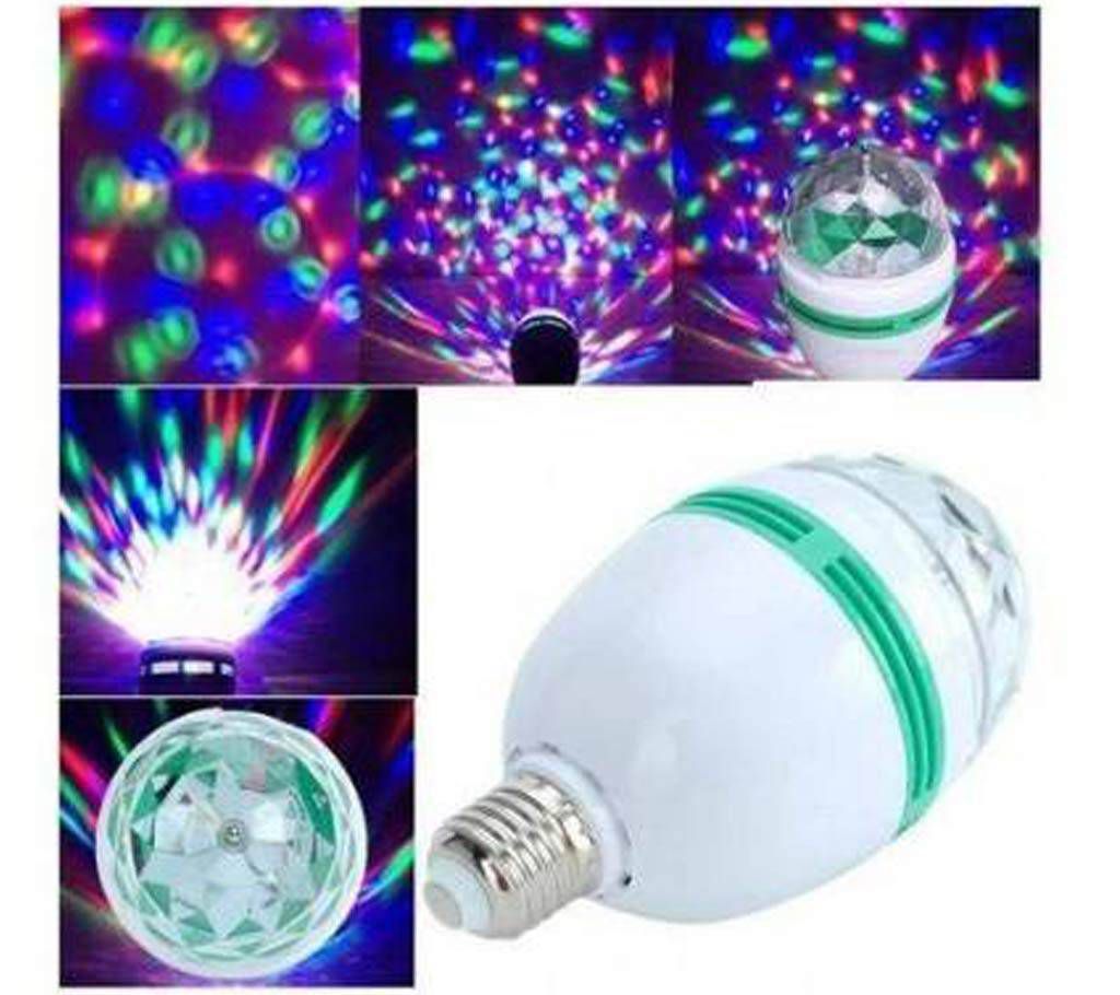 LED Rotating Party Bulb - White