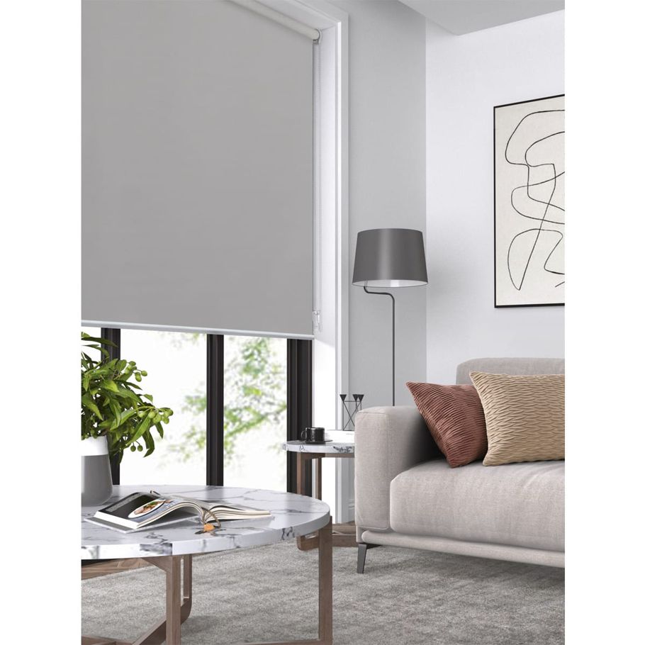 Block Out Roller Blind - 60cm x 210cm, Stone