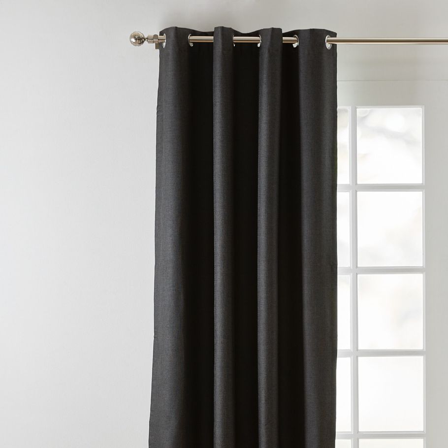 Stockholm Curtain - Charcoal