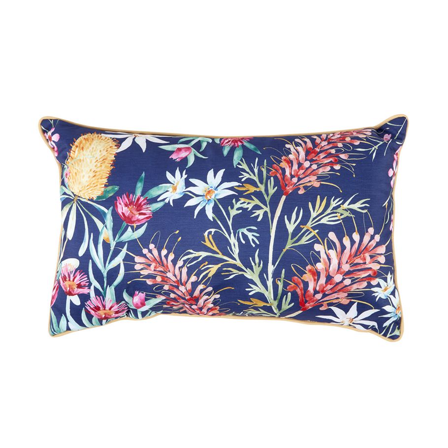 Outdoor Rectangle Floral Cushion