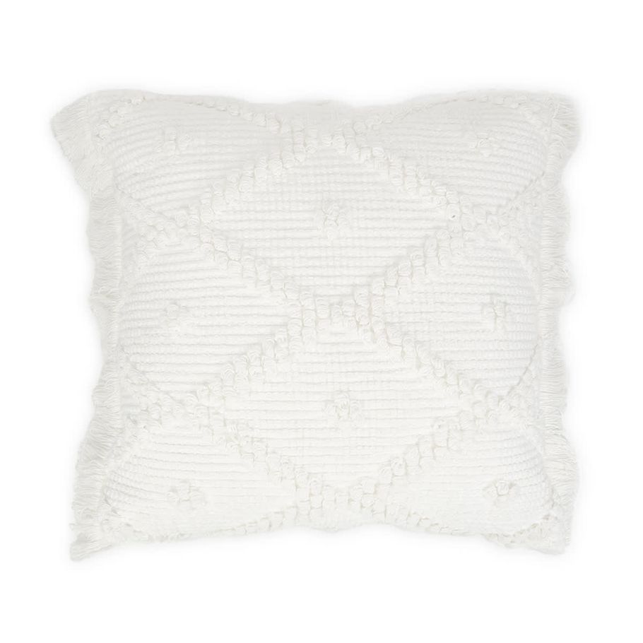 Bailey Woven Cushion - White