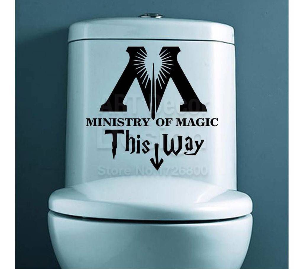 Ministry Of Magic Bathroom wall sticker