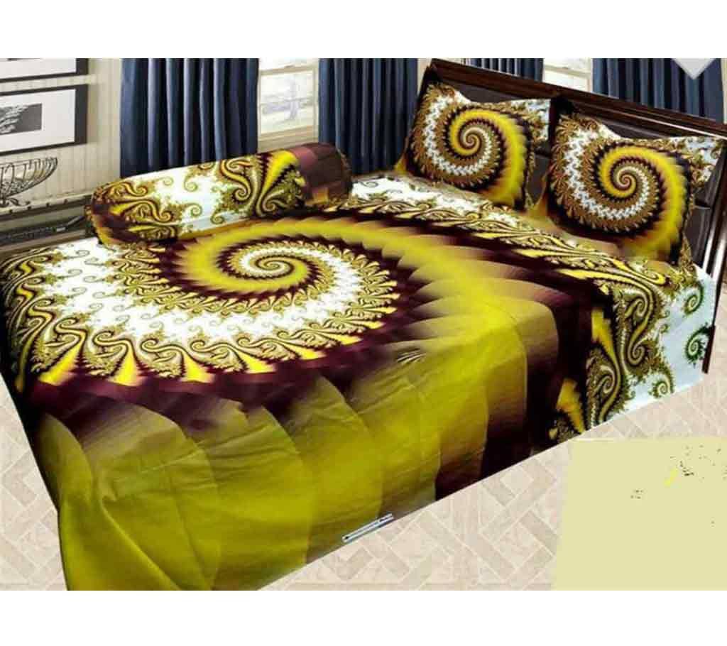 Hometex King Size Cotton Bedsheet Set - 4 pcs