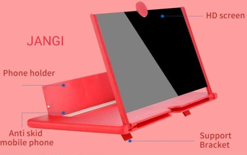 JANGI 3D F58 mobile screen expanders Screen Magnifier HD Phone Holder for Smartphones Video Glasses  (Multicolor, Black, Red)