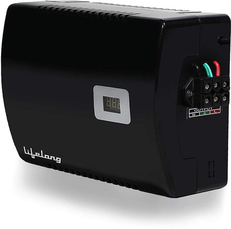 Lifelong LLVST400 Voltage Stabilizer For 1.5 Ton AC (160-280V)  (Black)
