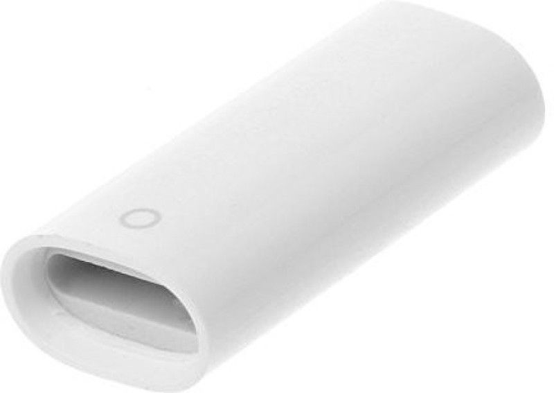 Eatech Lightning Charging Female to Female Converter Adapter for Apple Pencil for iPad Pro White Dock  (White)