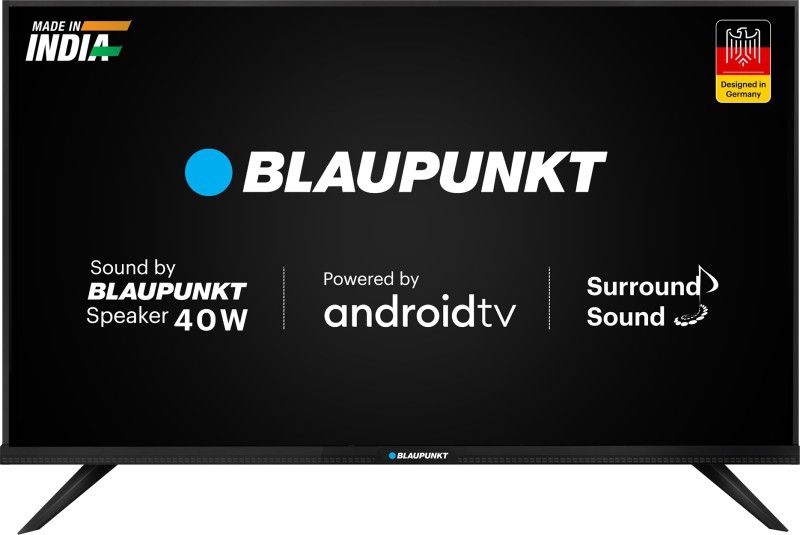 Blaupunkt Cybersound 106 cm (42 inch) Full HD LED Smart Android TV with 40W Speaker  (42CSA7707)
