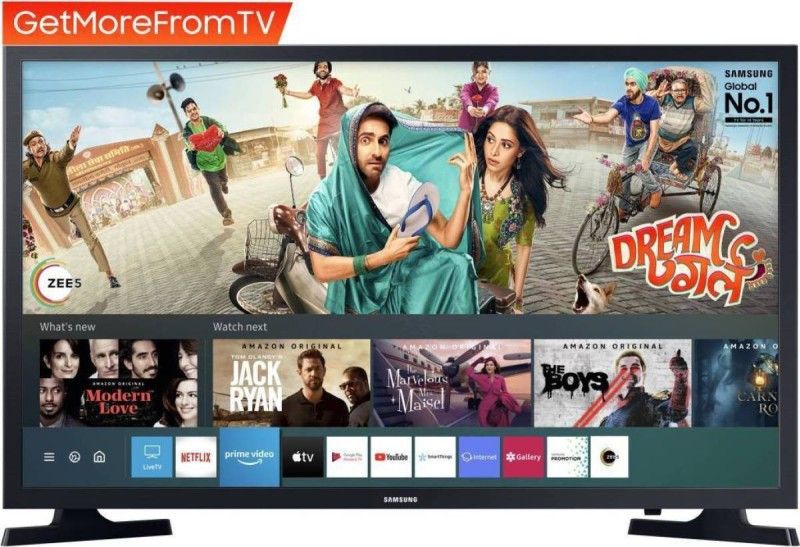 SAMSUNG 80 cm (32 inch) HD Ready LED Smart Tizen TV with Voice Search  (UA32TE40AAKBXL)