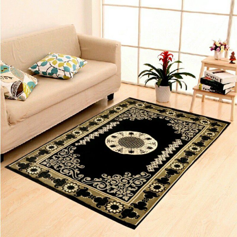POOJA Multicolor Cotton Carpet  (121 cm, X 183 cm, Rectangle)