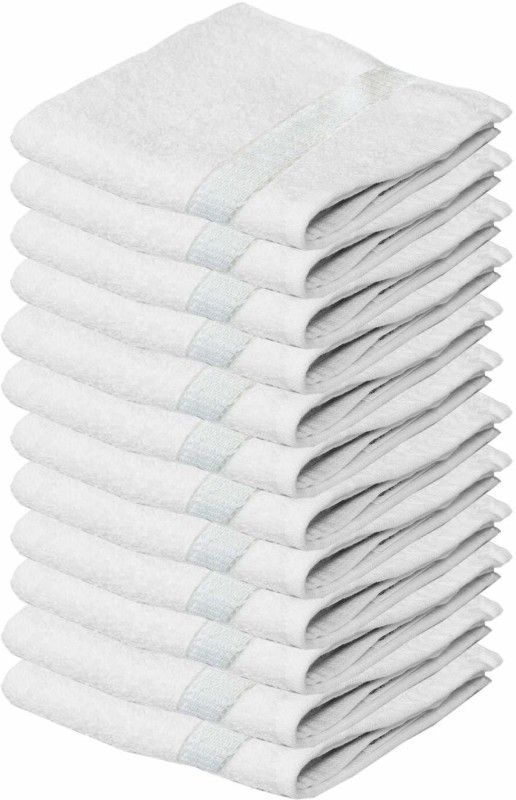 PVA Cotton 300 GSM Hand Towel  (Pack of 12)