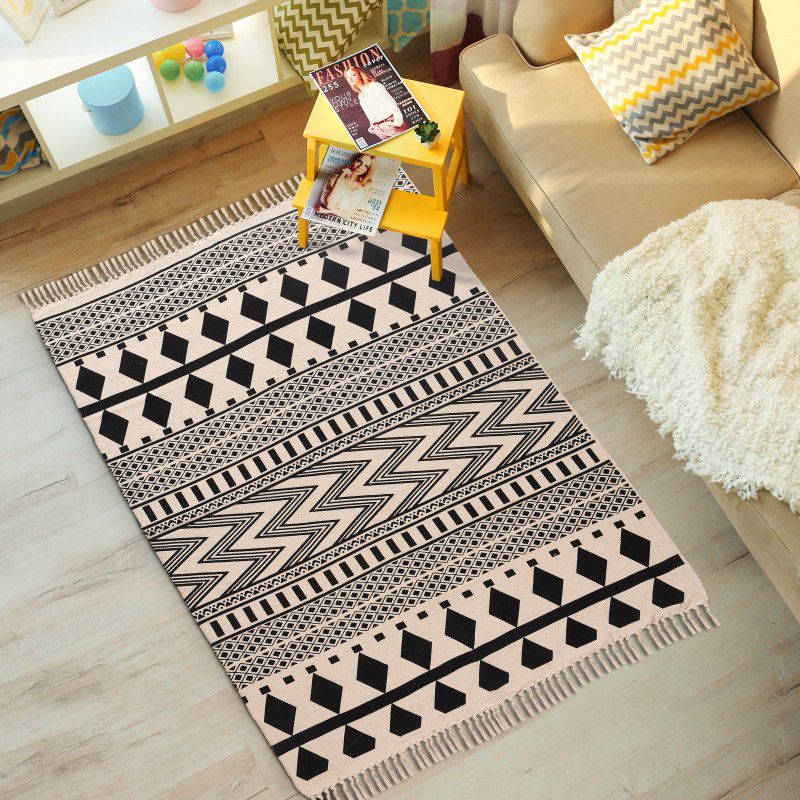 Urban Space Multicolor Cotton Carpet  (54 cm, X 82 cm, Rectangle)