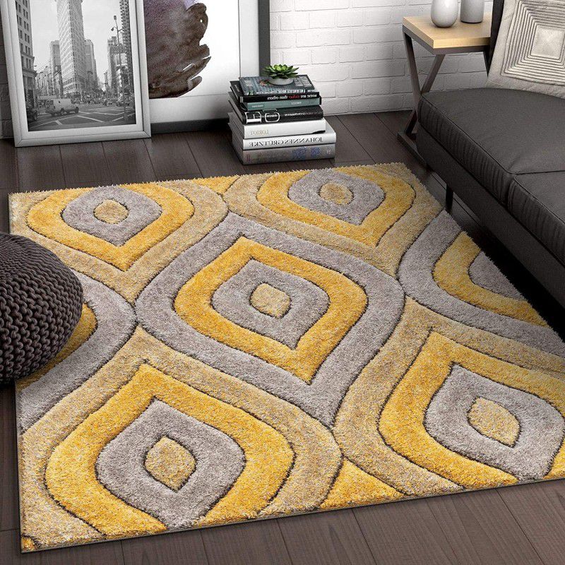 TRENDY KRAFT Multicolor Polyester Carpet  (152 cm, X 274 cm, Rectangle)