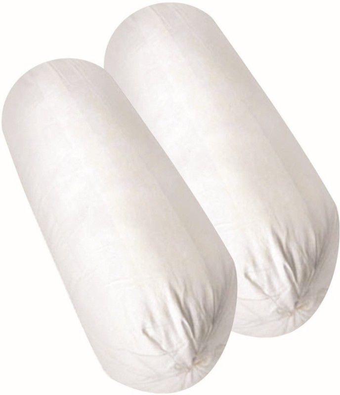 JDX 18003-2-9x24 Polyester Fibre Solid Bolster Pack of 2  (White)
