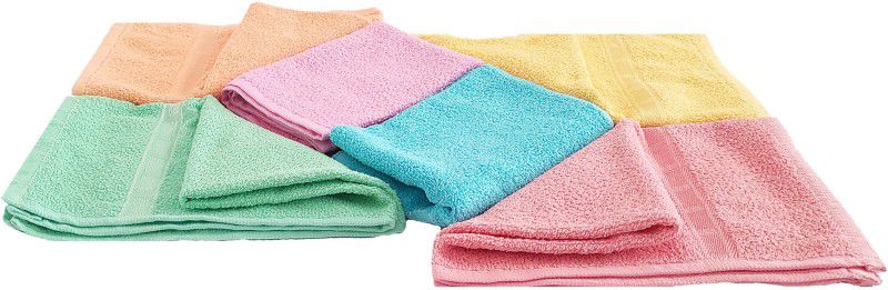 YASHODHA LINING STORE Cotton 300 GSM Hand Towel  (Pack of 6)