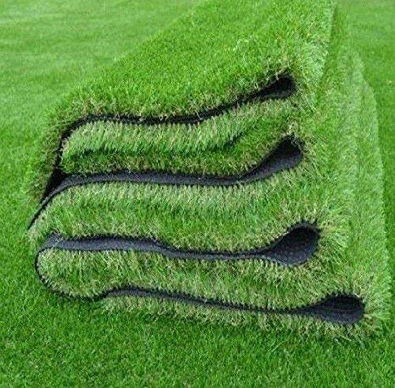KUBER INDUSTRIES High Density Artificial Grass Carpet Mat for Balcony, Lawn, Door(4 X 10 Feet)-GrassCT43 Artificial Turf Roll