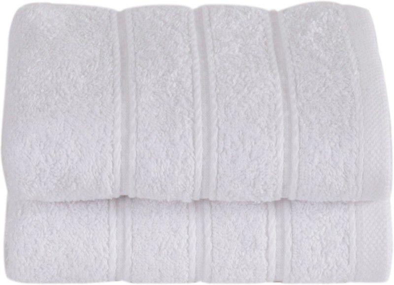 Maspar 2 Piece Cotton Bath Linen Set S  (White, Pack of 2)