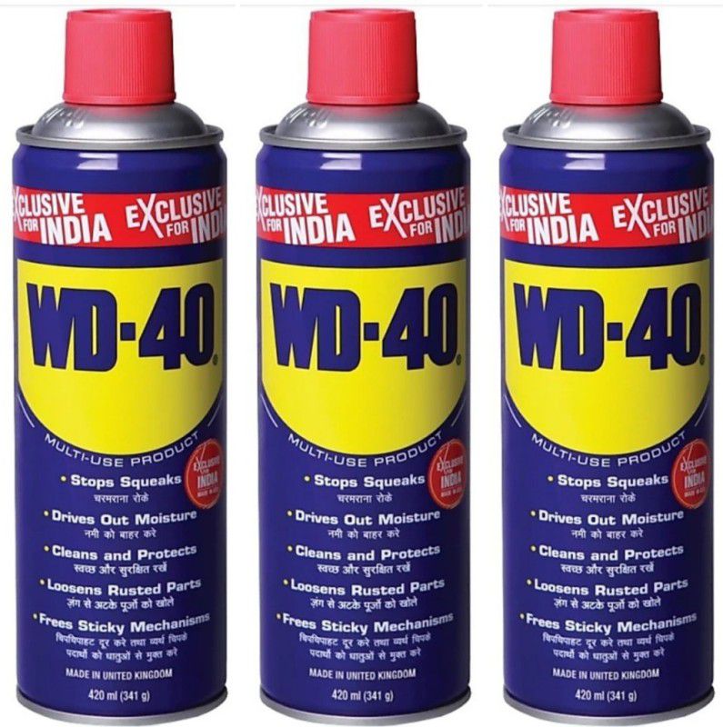 WD40 341gm ( setof 3 nos) Rust Removal Solution with Trigger Spray  (1025 g)