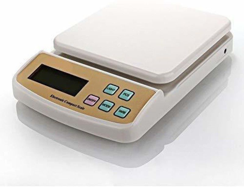 skyunion 10kg x 1g Kitchen Scale Balance Multi-purpose weight measuring machine SF 400A Weighing Scale (White) Weighing Scale  (White)