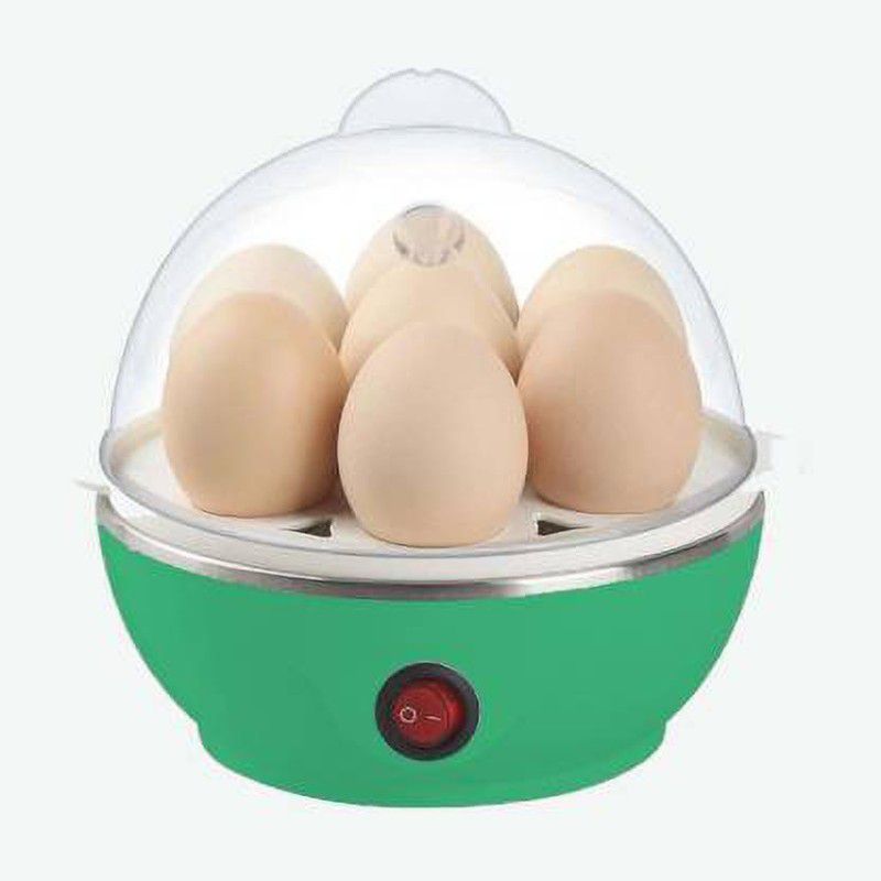 inayat Egg Boiler, Electric Egg Cooker, Hard Boil Egg Steamer and Poacher, Auto Switch Off, 7 Eggs Capacity for Hard or Soft Boiled Eggs - White MM-875 Egg Cooker Egg Cooker  (Green, 7 Eggs)