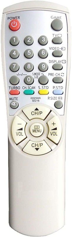 Akshita CRT TV Remote Control ( Chake Image With Old Remote ) Samsung Remote Controller  (White)