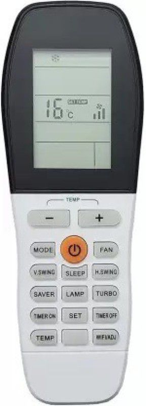 HDF Compatible for Voltas AC Voltas AC Remote Controller  (White & Black)