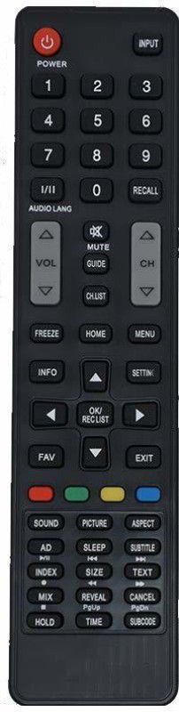 PP REMOTE MX LED WITH-SUBCODE,TIME,HOLD BUTTONS IN THE LAST LINE COMPATIBLE TO MICROMAX Send old remote photo at 9822247789 whatsapp verification Remote Controller  (Black)