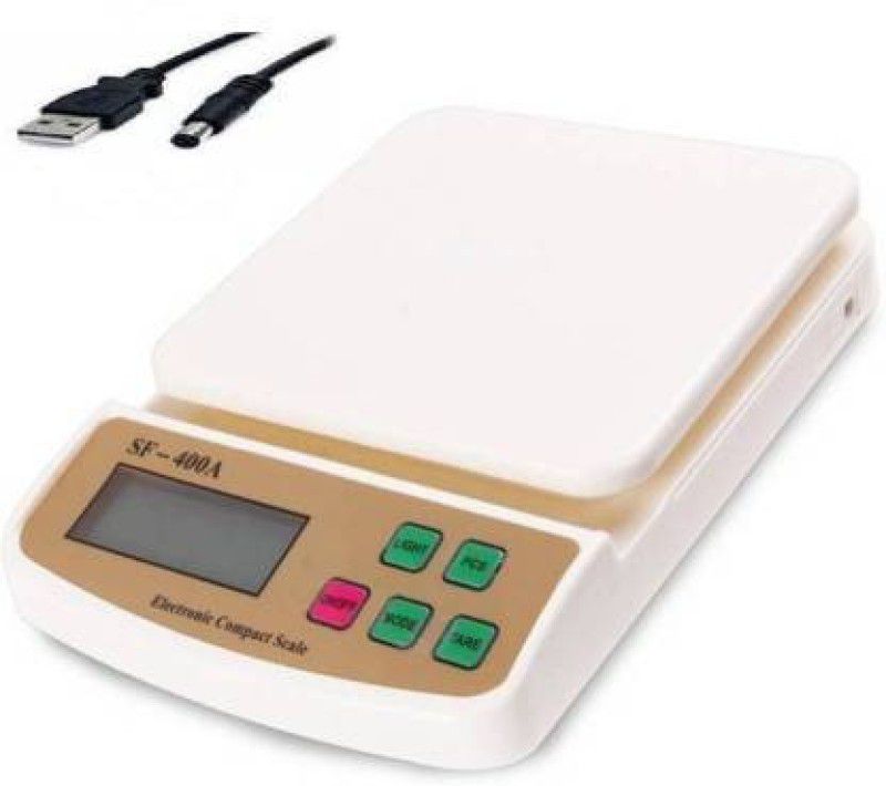 royal enterprise Kitchen Scale SF400A Weighing Scale  (White)