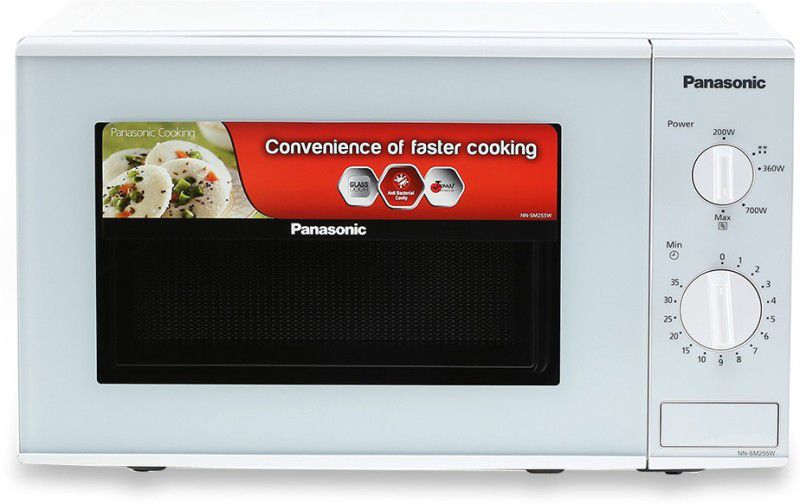 Panasonic 20 L Solo Microwave Oven  (NN-SM255WFDG, WHITE)