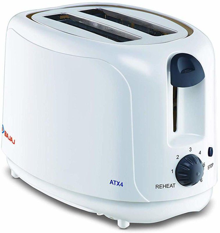 BAJAJ TX 4 Pop-Up Toaster 750 W Pop Up Toaster  (White)
