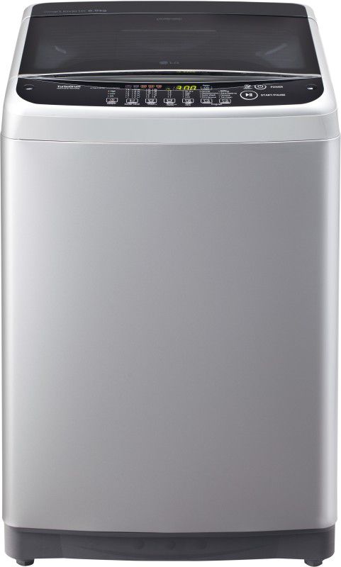 LG 6.5 kg Inverter Fully Automatic Top Load Washing Machine Silver  (T7581NEDL1)