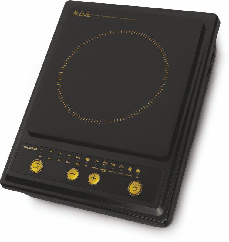 Lazer ECS 1400 W Induction Cooktop  (Black, Push Button)