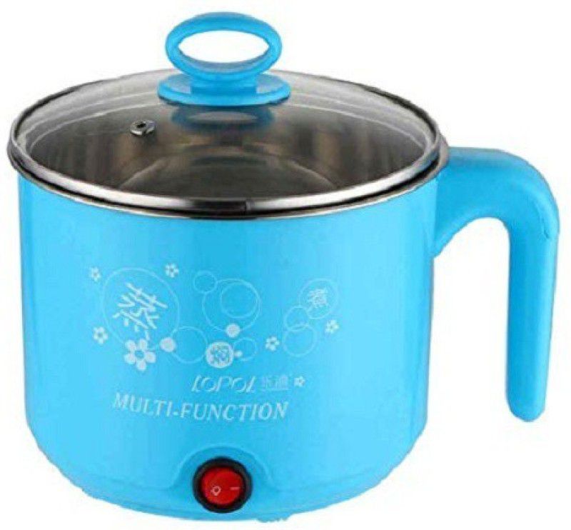 LUDDITE Mini Electric Pressure Cooker, Food Steamer, Egg Cooker, Egg Boiler  (1.5 L, Blue)