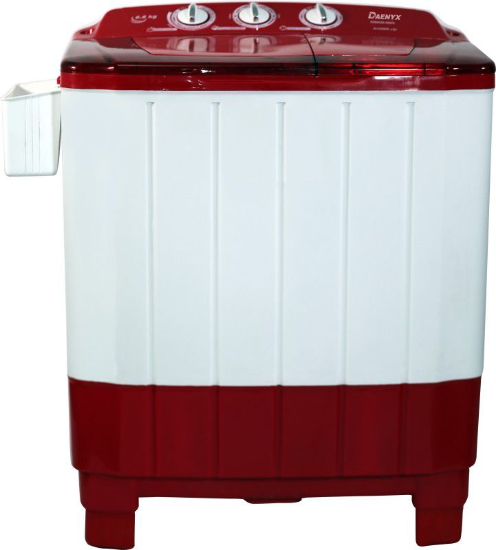Daenyx 6.8 kg Semi Automatic Top Load Washing Machine White, Maroon  (DWS68BR)