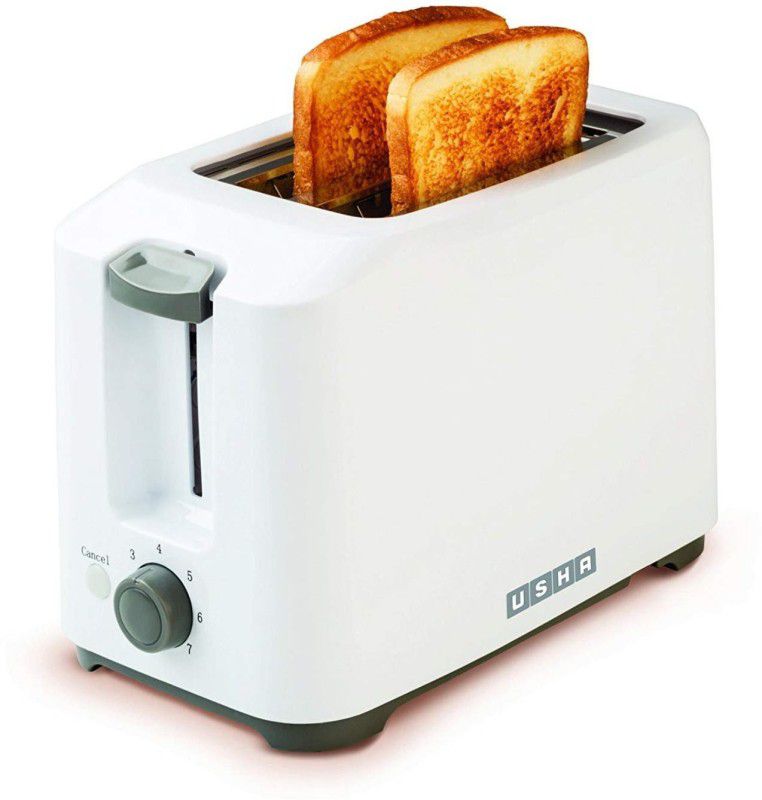 USHA 2 SLICE POP UP TOASTER 700 WATT 700 W Pop Up Toaster  (White)
