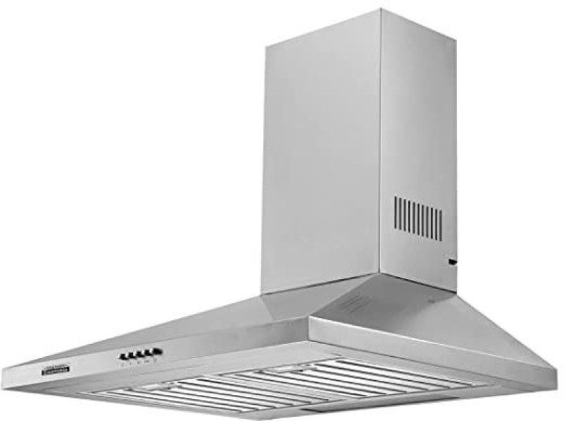 Padmini Essentia Ace 60 SS Silver 1150 m3/hr Suction Wall Mounted Chimney  (Silver 1150 CMH)
