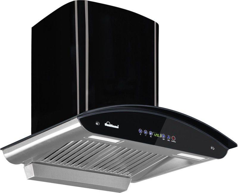 Sunflame CH RAPID 60 BK Auto Clean Wall and Ceiling Mounted Chimney  (Black 1100 m3/hr)
