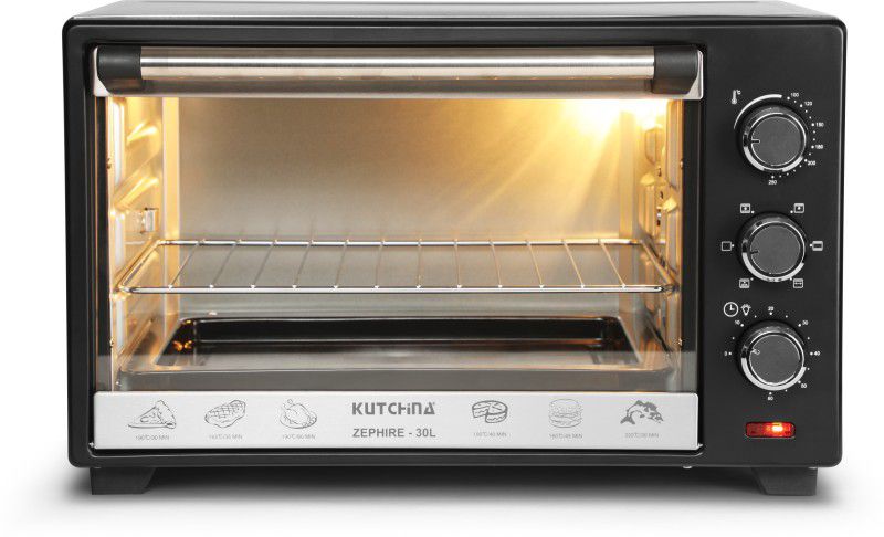 Kutchina 30-Litre ZEPHIRE 30 L Oven Toaster Grill (OTG)  (black)