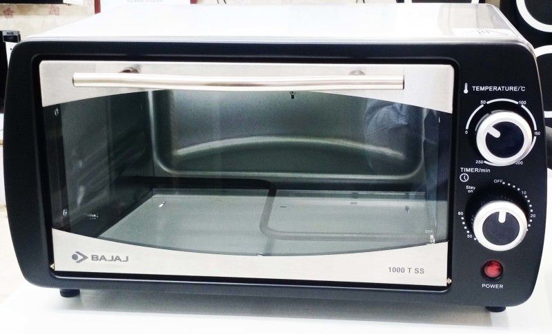 BAJAJ 10-Litre MAJESTY 1000 T SS Oven Toaster Grill (OTG)  (Black, Silver)