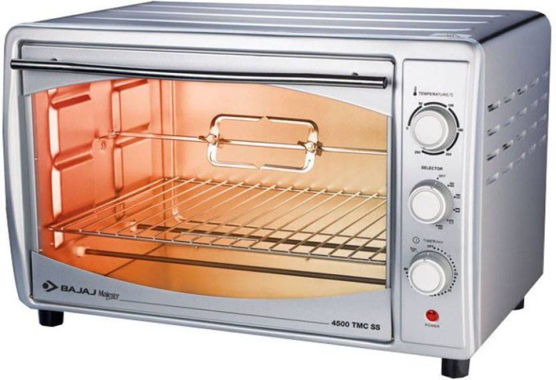 BAJAJ 45-Litre 4500TMCSS Oven Toaster Grill (OTG)  (Silver)