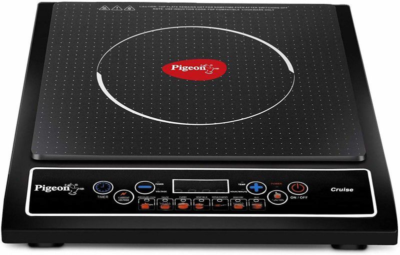 Pigeon Rapido CookTop Induction Induction Cooktop  (Black, Push Button)