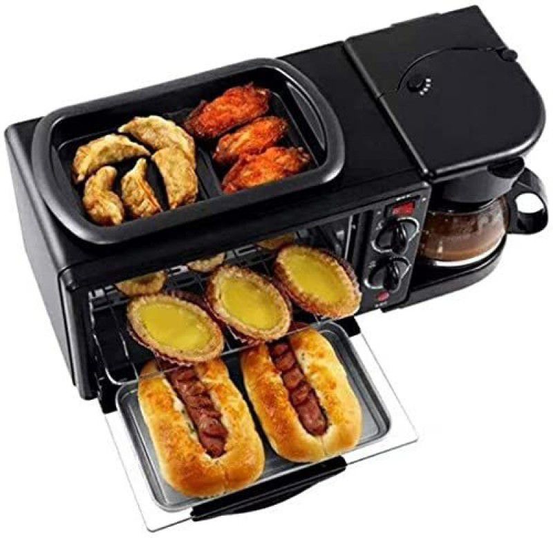 Ever Mall 9-Litre EM_604 Oven Toaster Grill (OTG)  (black)