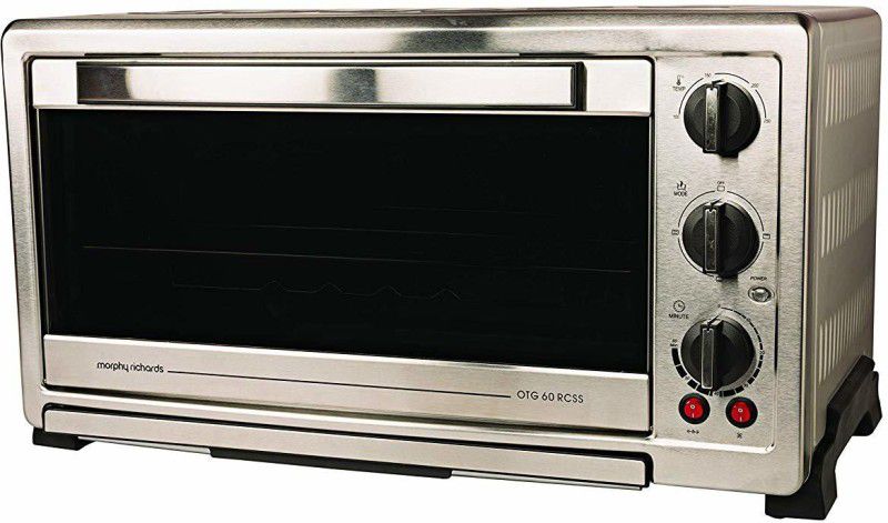 Morphy Richards 60-Litre 60 rcss Oven Toaster Grill (OTG)  (silver, black)