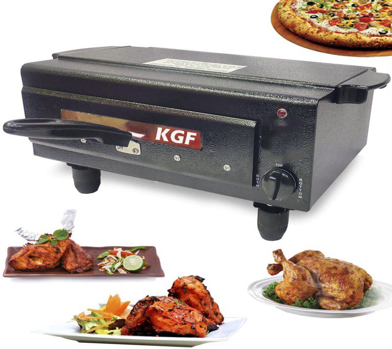 KGF TIMER And HEAT Controller STANDARD Electric Pizza Maker With All Accessories , Heating Element 2000Watt with 2 Year warranty , SIZE 16 INCHES Color Classy BLACK , MADE IN INDIA Pizza Maker  (Black)