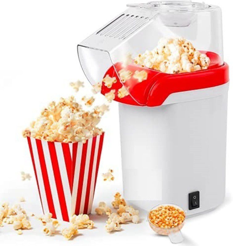 BMS Lifestyle Air Fry Popcorn & Healthy Snack Maker Oil Free 1200 W BPA-Free BMS-SM-01 60 g Popcorn Maker  (Red)