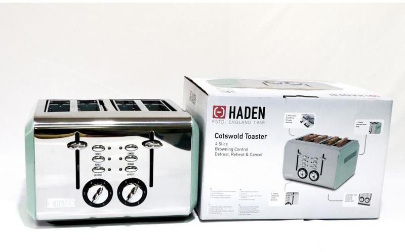 Haden 183774 1100 W Pop Up Toaster  (Sage)