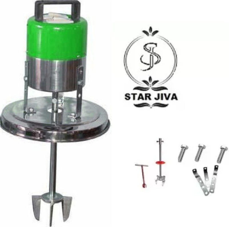 STAR JIVA Heavy Duty Curd Butter Churner/Madhani/Lassi Machine 17Ltrs With 2 way perculation attached with rat protected net and with extra accessories of rod phool Butter Maker Churn