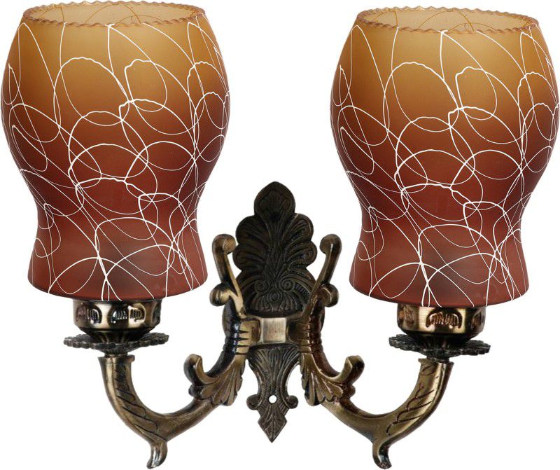 GLAMOROUS Uplight Wall Lamp Without Bulb  (Pack of 2)