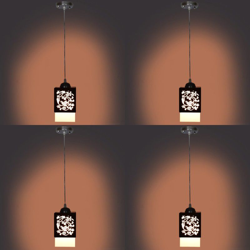 Mitansh Pendants Ceiling Lamp  (Black)
