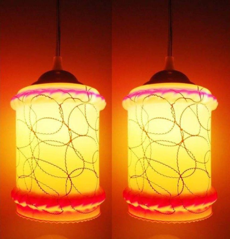 GLAMOROUS GLAMOROUS HANGING LAMP Pendants Ceiling Lamp  (Pink)