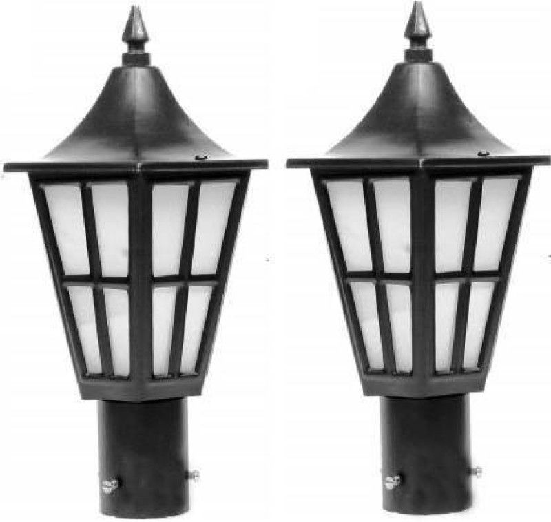 ZADLAXAR 9D9 Gate Light Outdoor Lamp  (Black)